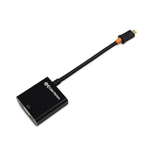 Cable Matters Adattatore da micro HDMI a VGA (convertitore Micro HDMI, Nero