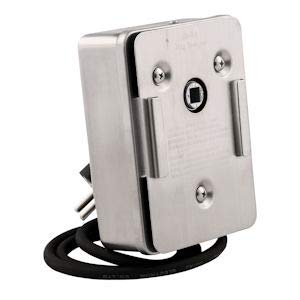 Cs-trading - Motore in ca. (H) 12,5 x (B) 9,5 x (T) 7 cm, acciaio inox - Ilgrandebazar