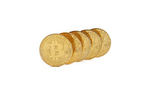 1x Moneta Bitcoin con placcatura in Oro 24 carati | Vero Pezzo da Collezione... - Ilgrandebazar