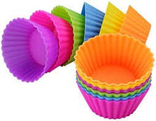 Carica l&#39;immagine nel visualizzatore di Gallery, STAMPI per Dolci in Silicone, 24 PIROTTINI Silicone Muffin E Dolci,...