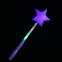 Carica l&#39;immagine nel visualizzatore di Gallery, STOBOK Bacchette magiche Luminose LED Forma Stelle Bacchetta Come mostrato