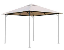 Carica l&#39;immagine nel visualizzatore di Gallery, QUICK STAR Tetto di Ricambio per Gazebo da Giardino, 3 x 3 m, Colore Beige
