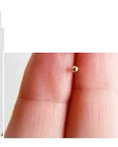 MINI POINT PLUG D'OR petites boucles d'oreilles délicates - Ilgrandebazar