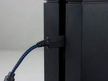 Carica l&#39;immagine nel visualizzatore di Gallery, Lioncast 2x Cavo Ricarica PS4/Xbox 4m controller, Blu e Nero