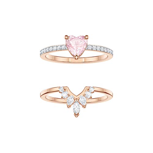 Swarovski Set di Anelli One, Cristallo Multicolore, Placcato nella tonalità... - Ilgrandebazar