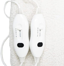 Carica l&#39;immagine nel visualizzatore di Gallery, Coveri Scaldaletto Elettrico Termocoperta Elettrica 3 Temperature Max 40/50 gradi Coperta per Letto Singolo o Matrimoniale in Fibra di Lana Enrico Matrimoniale (2 Piazze)