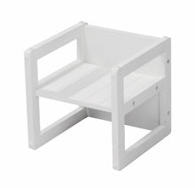 Carica l&#39;immagine nel visualizzatore di Gallery, roba Sgabello per Bambini in Stile Country, Utilizzabile, Girandolo, Bianco - Ilgrandebazar