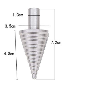 JZK HSS punta conica a gradini per trapano lamiera acciaio fino a 3 mm... - Ilgrandebazar