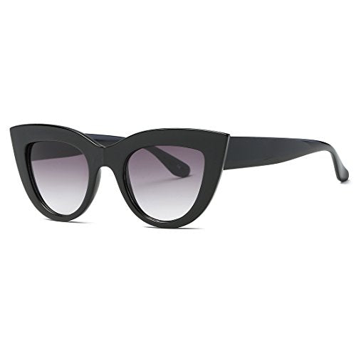 kimorn Occhi Di Gatto Occhiali Da Sole Per Donna Cerniere In Nero&fumo - Ilgrandebazar