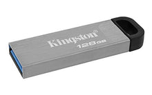 Carica l'immagine nel visualizzatore di Gallery, Kingston DataTraveler Kyson Drive Flash USB3.2 128 GB, con Elegante Guscio in Metallo senza Cappuccio Protettivo