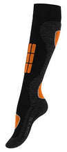 Carica l&#39;immagine nel visualizzatore di Gallery, 2 paia Calze sportive Touring Ski &amp; Snow calda e 35-38, Blu-arancione - Ilgrandebazar