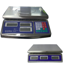Carica l&#39;immagine nel visualizzatore di Gallery, BILANCIA ELETTRONICA DIGITALE PROFESSIONALE IN ACCIAIO INOX MAX 40 KG 1GR - Ilgrandebazar