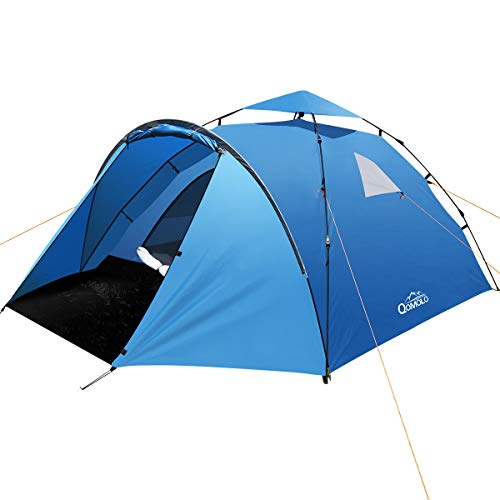 qomolo tent Qomolo Tenda da Campeggio per 3-4 Persone, Antivento e Impermeabile, F –  Ilgrandebazar.it