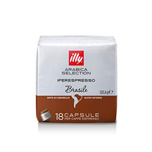 Carica l&#39;immagine nel visualizzatore di Gallery, illy Capsule Caffè Iperespresso Arabica Selection Brasile - 108 caps