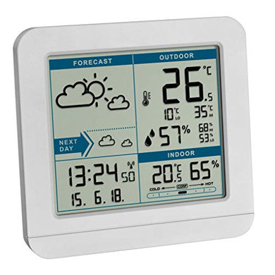 TFA Dostmann Sky Stazione meteorologica Radio, Bianco, (L) 123 x (B) 52 x... - Ilgrandebazar