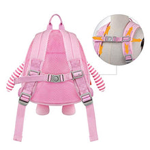 Carica l&#39;immagine nel visualizzatore di Gallery, GAGAKU Zaino Bambini Animali Sicurezza Zainetto Asilo per Bambina A - Rosa