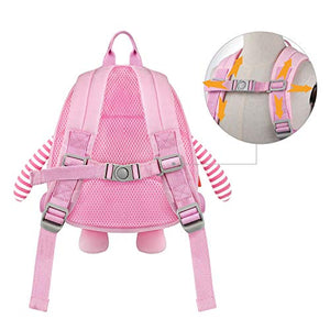 GAGAKU Zaino Bambini Animali Sicurezza Zainetto Asilo per Bambina A - Rosa