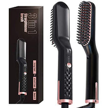 Carica l&#39;immagine nel visualizzatore di Gallery, Pettine Barba Capelli, Oleein Lisciante per Capelli e Barba,Pettine... - Ilgrandebazar