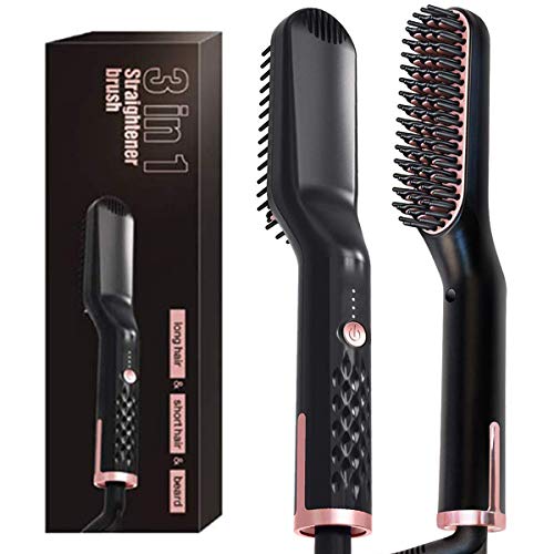 Pettine Barba Capelli, Oleein Lisciante per Capelli e Barba,Pettine... - Ilgrandebazar