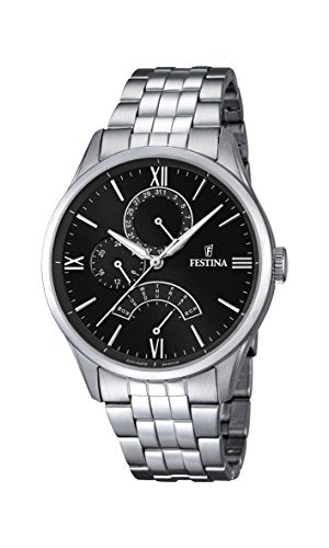 Festina-Orologio da uomo al quarzo con Display analogico e cinturino in... - Ilgrandebazar