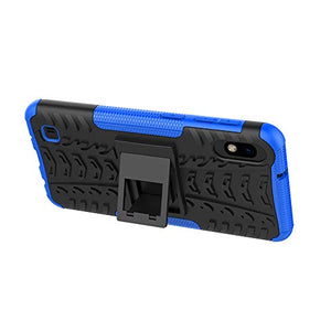 Yiakeng Samsung Galaxy A10 Cover, Doppio Strato Silicone Antiurto Far Blu - Ilgrandebazar