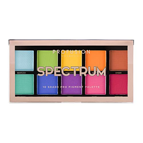 Profusion Cosmetics - Collezione Di Palette Ombretti 10 Colori, Spettro - Ilgrandebazar
