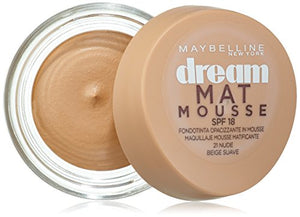 Maybelline New York Dream Mat Mousse Fondotinta Opacizzante in Mousse, 21... - Ilgrandebazar