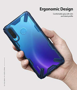 Ringke Fusion-X Custodia Compatibile con Huawei P30 Lite, Space Blue - Ilgrandebazar