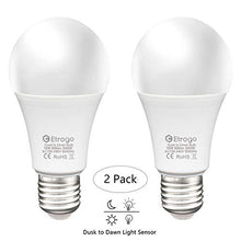 Carica l&#39;immagine nel visualizzatore di Gallery, Lampadina Crepuscolare E27, Sensore di Luce Bianco Freddo 10 W,