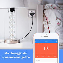 Carica l&#39;immagine nel visualizzatore di Gallery, Presa Alexa Aunics Smart, Italiana 2 Pezzi Compatibile con Alexa...