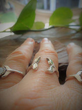 Carica l&#39;immagine nel visualizzatore di Gallery, ✿ ANELLO PIEGATO PIÙ RAPIDO ring anello dichiarazione bohemien argentato,...
