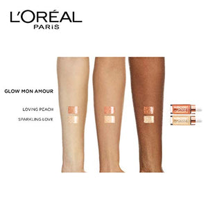 L'Oréal Paris Glow Mon Amour Illuminanti Viso, Liquido in Goccia, Ivory - Ilgrandebazar