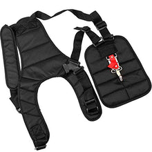 Carica l'immagine nel visualizzatore di Gallery, Cinghia Decespugliatore Nero Comfort Doppio Tracolla decespugliatore Regolabile Accessori per decespugliatori da Giardino