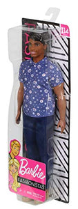 Barbie- Ken Fashionistas Bambola Afroamericana con Camicia Floreale, FXL61 - Ilgrandebazar