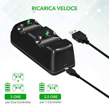Carica l'immagine nel visualizzatore di Gallery, Base di Ricarica Doppio per Controller PS4, Stazione con Black