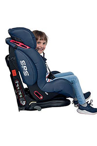Foppapedretti Isodinamyk Seggiolino Auto ISOFIX Gruppo 1/2/3 Rosso (Cherry)