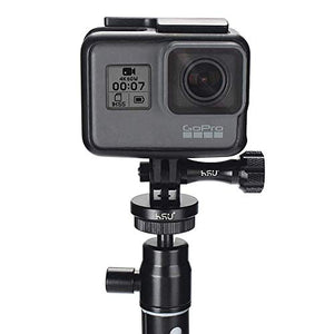 Treppiede/monopiede in lega di alluminio Monopod Mount + Thumbscrew (Black)
