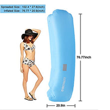 Carica l&#39;immagine nel visualizzatore di Gallery, Shenkey, lettino gonfiabile 2020, impermeabile, anti-fuoriuscite d&#39;aria Blu