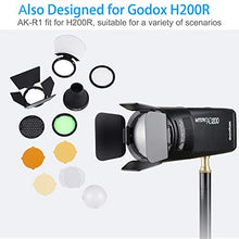 Carica l&#39;immagine nel visualizzatore di Gallery, Godox AK-R1 Kit di accessori con adattatore S-R1 testa rotonda per flash...