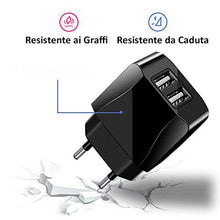 Carica l&#39;immagine nel visualizzatore di Gallery, IceFrog Caricatore USB，Caricatore USB C da Muro a 2 Porte, 5V 2.1A,2 Pack... - Ilgrandebazar