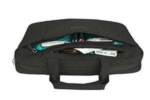 KROSER Laptop Ventiquattrore Borsa per PC Portatile da 15,6 Nero Carbone