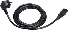 Carica l'immagine nel visualizzatore di Gallery, AmazonBasics - Cavo di alimentazione - 3 m , Nero 3 m
