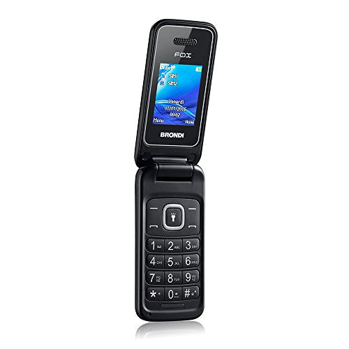Brondi Fox Telefono Cellulare, Nero - Ilgrandebazar