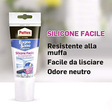 Carica l&#39;immagine nel visualizzatore di Gallery, Pattex Bagno Sano Silicone Facile, silicone bianco forte con tecnologia... - Ilgrandebazar