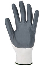 Carica l&#39;immagine nel visualizzatore di Gallery, NITRAX BASIC (12 paia) - Guanti da lavoro, montaggio, 9 paia), Grigio - Ilgrandebazar