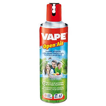 Carica l'immagine nel visualizzatore di Gallery, Vape Open Air, Insetticida protezione all'aperto da Zanzare comuni e tigre, Spray per Giardino, 500ml