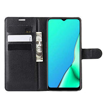 Carica l&#39;immagine nel visualizzatore di Gallery, HDOMI Custodia Oppo A9 2020/A5 2020/A11/A11X,Caso in PU Pelle di Alta Nero - Ilgrandebazar