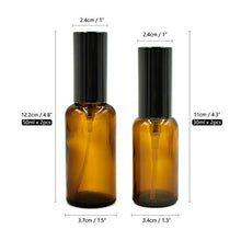 Carica l&#39;immagine nel visualizzatore di Gallery, cococity 4 Pcs 30ml 50ml Flacone Spray Ambra, Nebulizzatore in Vetro...