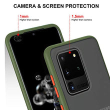 Carica l'immagine nel visualizzatore di Gallery, YATWIN Serie Antiurto, Cover Compatibile per Samsung Galaxy S20 Army Green