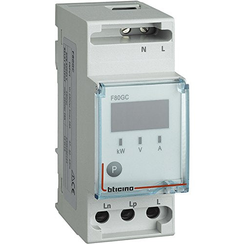 BTicino F80GC Serie BTDIN Modulo Gestione Carichi Prioritari, Grigio - Ilgrandebazar